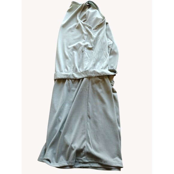 Wonder Nation Romper Girls 14 Sage Waist Tie Sleeveless Summer School - Picture 10 of 11